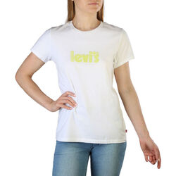 textil Dame Toppe / Bluser Levi's - 17369_the-perfect Hvid