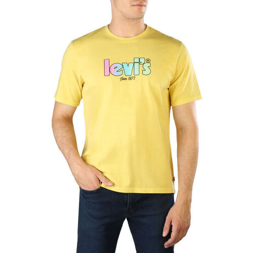textil Herre Langærmede T-shirts Levi's - 16143 Gul