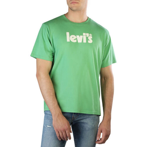 textil Herre Langærmede T-shirts Levi's - 16143 Grøn