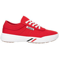 Sko Dame Sneakers Kawasaki Leap Canvas Shoe K204413 4012 Fiery Red Rød