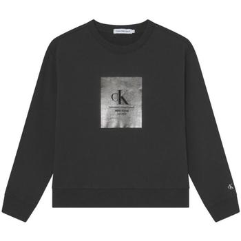 textil Pige Sweatshirts Calvin Klein Jeans  Sort