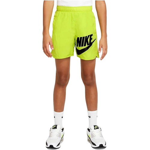 textil Dreng Træningsbukser Nike PANTALON CORTO NIO  SPORTSWEAR DO6582 Grøn