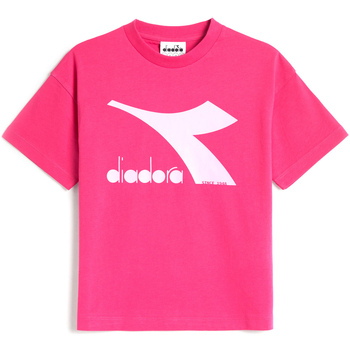 textil Børn T-shirts m. korte ærmer Diadora 102178266 Pink