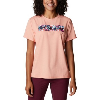 textil Dame T-shirts m. korte ærmer Columbia 1931753 Pink