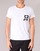 textil Herre T-shirts m. korte ærmer Eleven Paris LENNYPOCK MEN Hvid