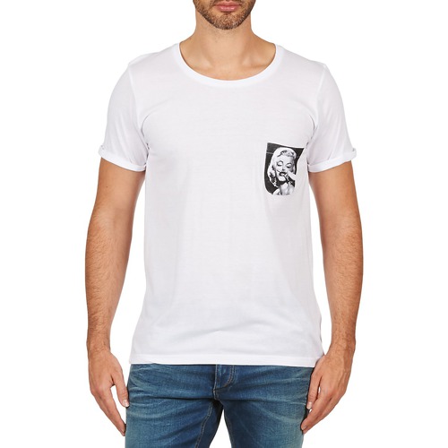 textil Herre T-shirts m. korte ærmer Eleven Paris MARYLINPOCK MEN Hvid