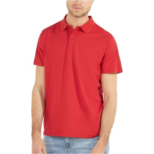 textil Herre T-shirts m. korte ærmer Guess M2YP25 KARS0 Rød