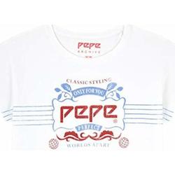 textil Pige T-shirts m. korte ærmer Pepe jeans  Hvid