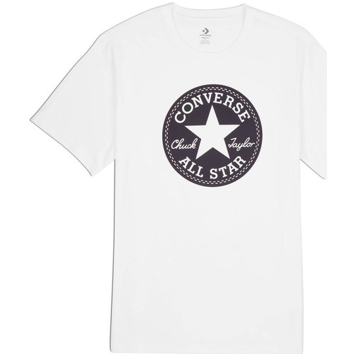 textil Herre T-shirts m. korte ærmer Converse Goto Chuck Taylor Patch Hvid