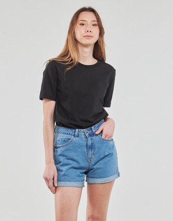 Pieces PCRIA SS FOLD UP SOLID TEE Sort