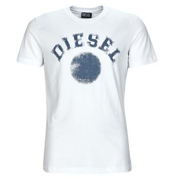 textil Herre T-shirts m. korte ærmer Diesel T-DIEGOR-K56 Hvid / Blå