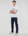 textil Herre T-shirts m. korte ærmer Diesel T-DIEGOR-K56 Hvid / Blå