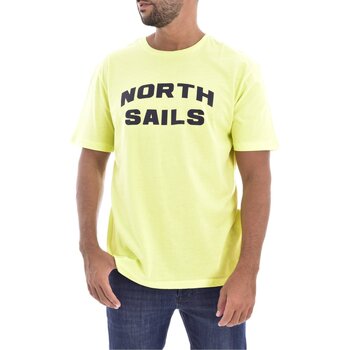 textil Herre T-shirts m. korte ærmer North Sails 2418 Gul