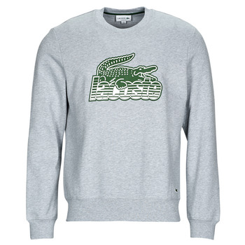 textil Herre Sweatshirts Lacoste SH5087 Grå / Grøn