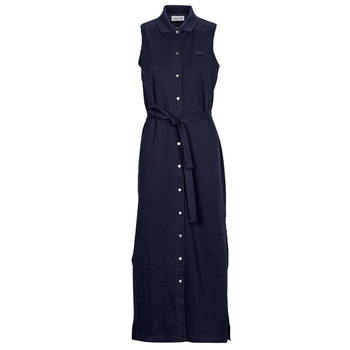 textil Dame Lange kjoler Lacoste EF1107-166 Marineblå