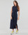 textil Dame Lange kjoler Lacoste EF1107-166 Marineblå