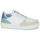 Sko Dame Lave sneakers Victoria MADRID EFECTO PIEL & LOG Hvid / Beige / Blå