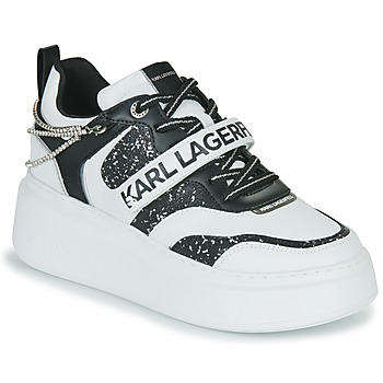 Sko Dame Lave sneakers Karl Lagerfeld ANAKAPRI Krystal Strap Lo Lace Hvid / Sort