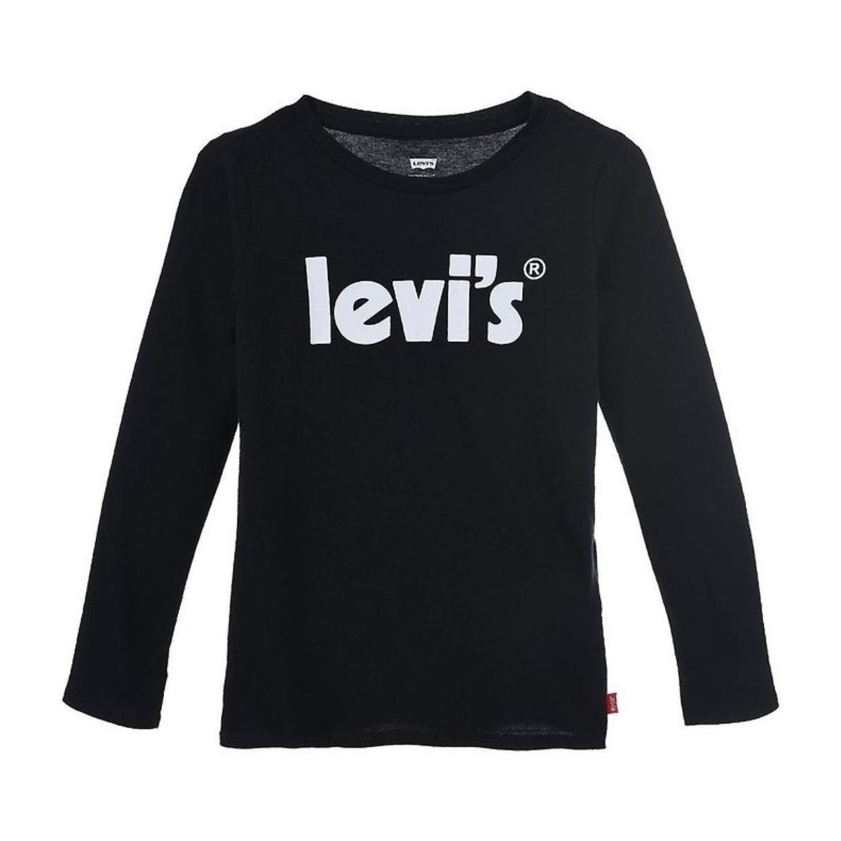 textil Pige T-shirts m. korte ærmer Levi's  Sort