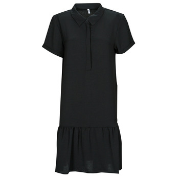textil Dame Korte kjoler JDY JDYLION S/S PLACKET DRESS Sort