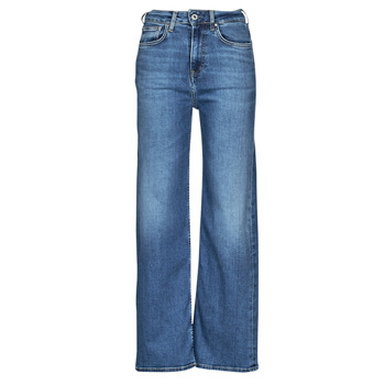 textil Dame Jeans med vide ben Pepe jeans LEXA SKY HIGH Blå