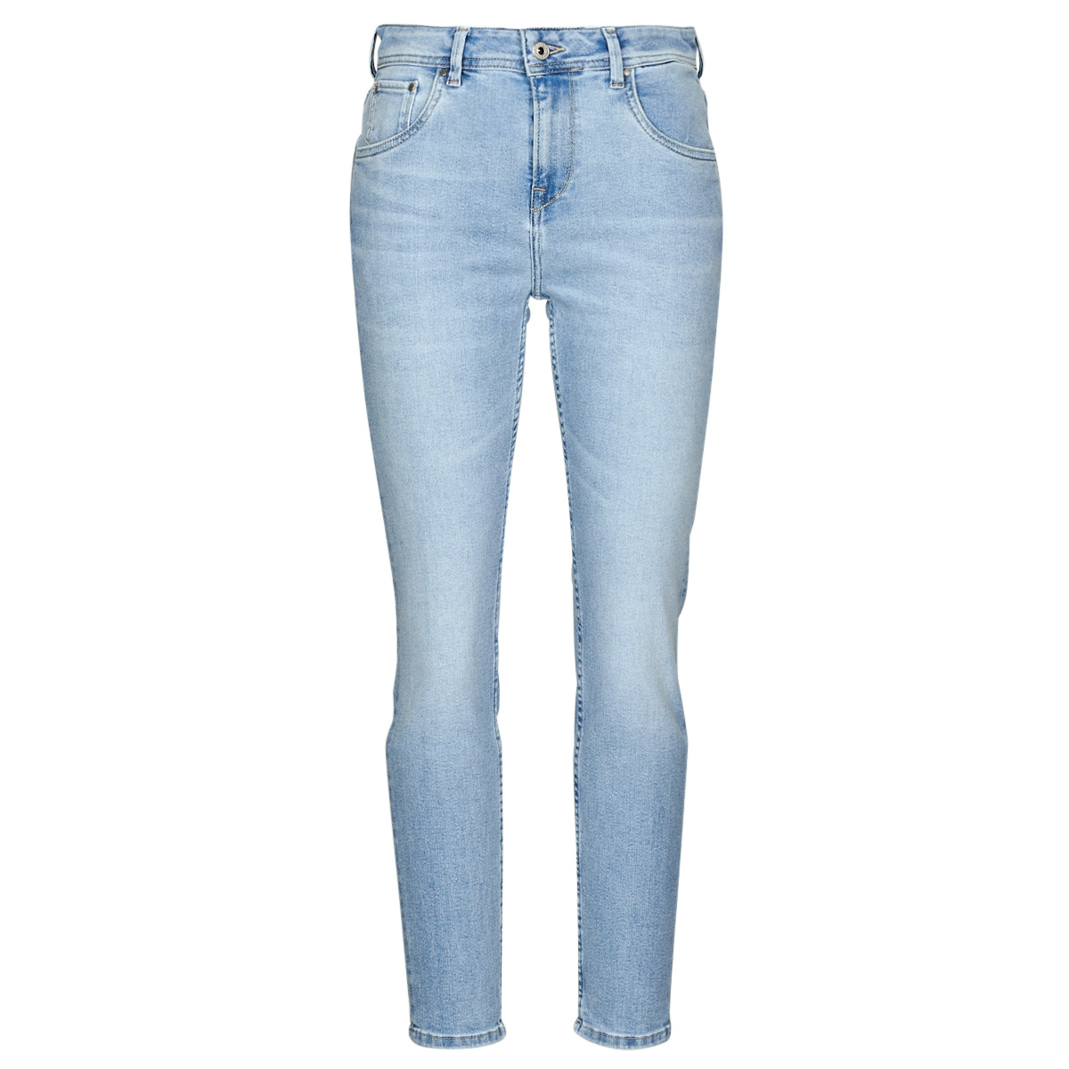 textil Dame Mom fit jeans Pepe jeans VIOLET Blå / Lys