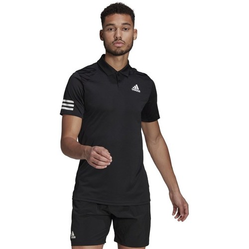 textil Herre T-shirts m. korte ærmer adidas Originals Tennis Club 3STRIPES Sort
