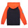 textil Dreng Sweatshirts Name it NKMTULAS SWE CARD W HOOD Marineblå / Orange