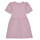 textil Pige Korte kjoler Name it NMFFANN SS DRESS Violet / Hvid