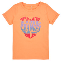 textil Pige T-shirts m. korte ærmer Name it NKFTATIANNA SS TOP Orange