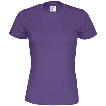 textil Dame Langærmede T-shirts Cottover  Violet