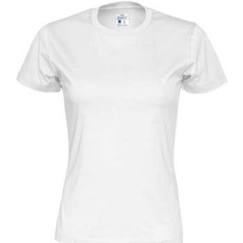 textil Dame Langærmede T-shirts Cottover  Hvid