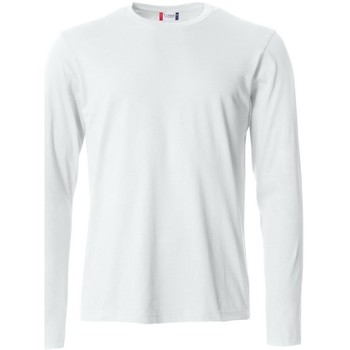 textil Herre Langærmede T-shirts C-Clique  Hvid