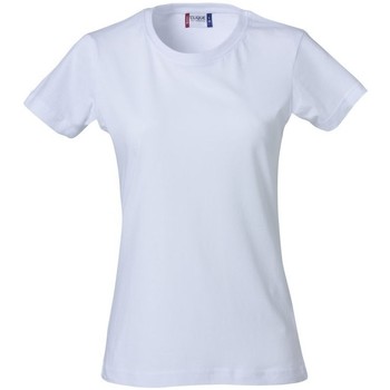 textil Dame Langærmede T-shirts C-Clique  Hvid