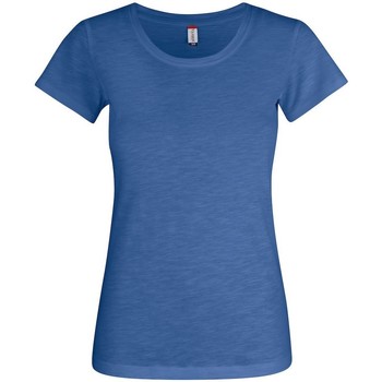 textil Dame Langærmede T-shirts C-Clique  Blå