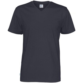 textil Herre Langærmede T-shirts Cottover  Blå