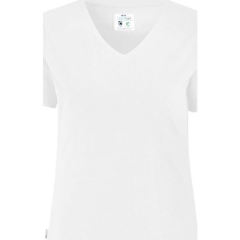 textil Dame Langærmede T-shirts Cottover  Hvid