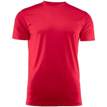 textil Herre Langærmede T-shirts Printer Red  Rød
