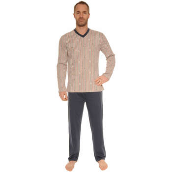 textil Herre Pyjamas / Natskjorte Christian Cane BORNAN Beige