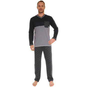 textil Herre Pyjamas / Natskjorte Christian Cane BOLIVAR Grå
