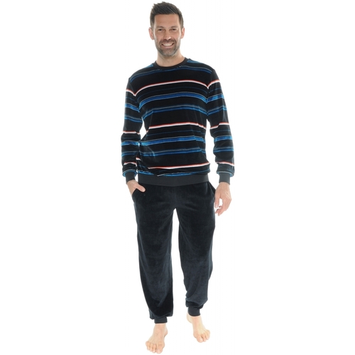 textil Herre Pyjamas / Natskjorte Christian Cane IDELBERT Sort