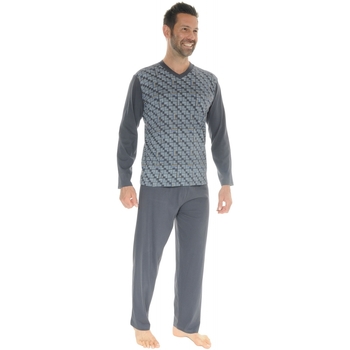 textil Herre Pyjamas / Natskjorte Christian Cane ILARIO Grå