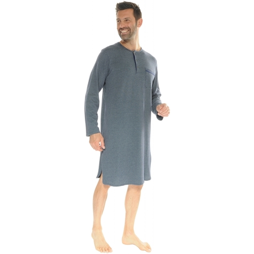 textil Herre Pyjamas / Natskjorte Christian Cane ILIODES Blå