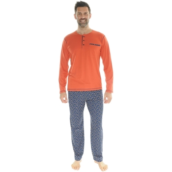 textil Herre Pyjamas / Natskjorte Christian Cane ICARE Orange