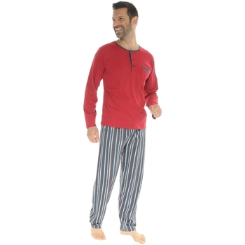textil Herre Pyjamas / Natskjorte Christian Cane ISTRES Rød