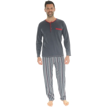 textil Herre Pyjamas / Natskjorte Christian Cane ISTRES Grå