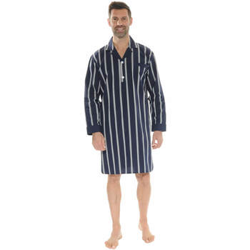 textil Herre Pyjamas / Natskjorte Christian Cane NATYS Blå