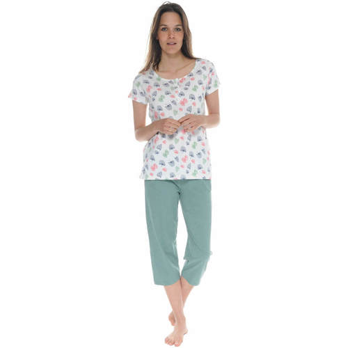 textil Dame Pyjamas / Natskjorte Christian Cane FIONA Beige