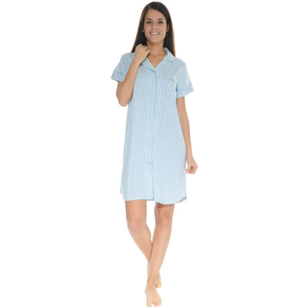 textil Dame Pyjamas / Natskjorte Christian Cane MARY Blå