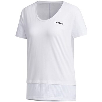 textil Dame T-shirts m. korte ærmer adidas Originals Essentials Hvid